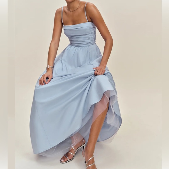 Reformation Blue Kastoria Dress - Picture 4 of 6